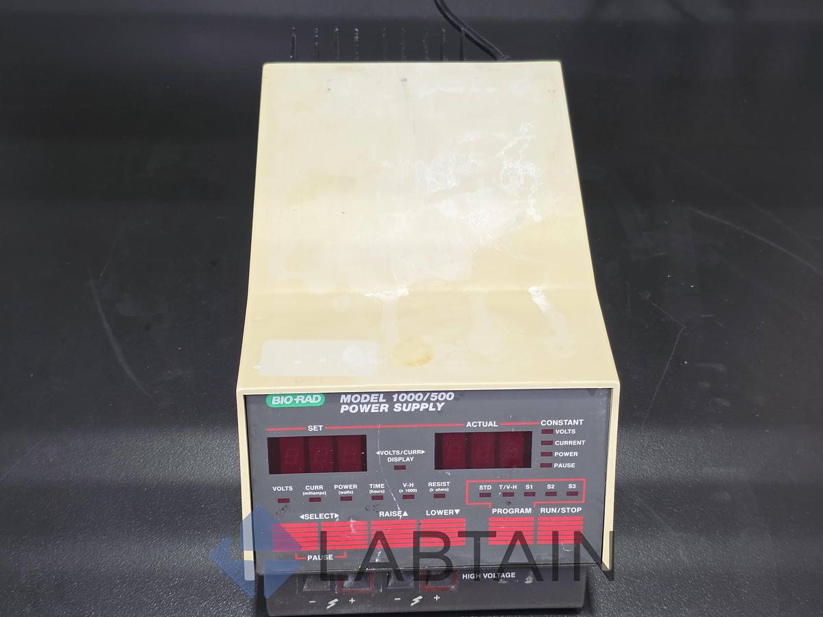 Used Bio-Rad Model 1000/500 Electrophoresis Power Supply 100-120V