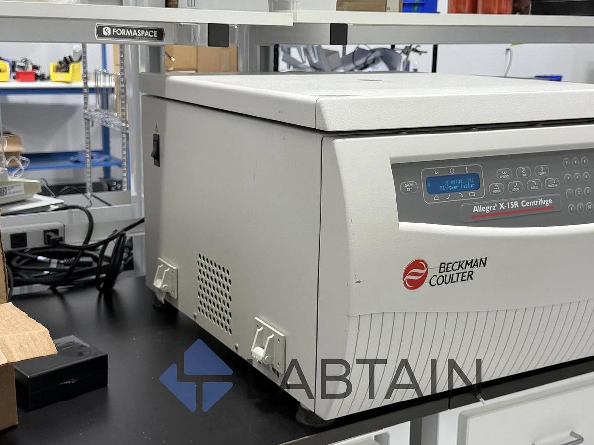 Used Beckman Coulter Allegra X-15R Refrigerated Centrifuge w/ SX4750A Rotor – Tested
