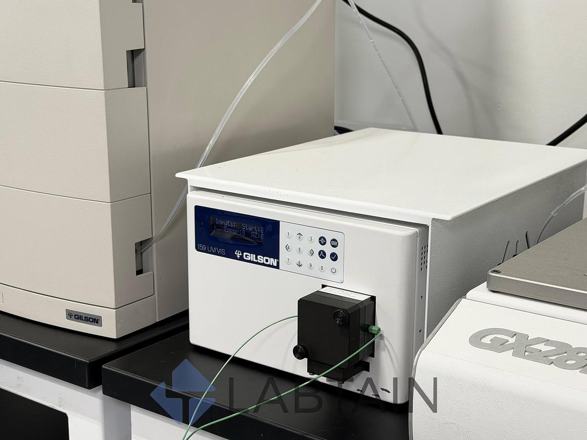 Used Gilson GX-281 Preparative HPLC Purification System | 333/334 Prep Pumps, 159 UV/VIS, TRILUTION LC, GX Direct Injection — Used / Inspected