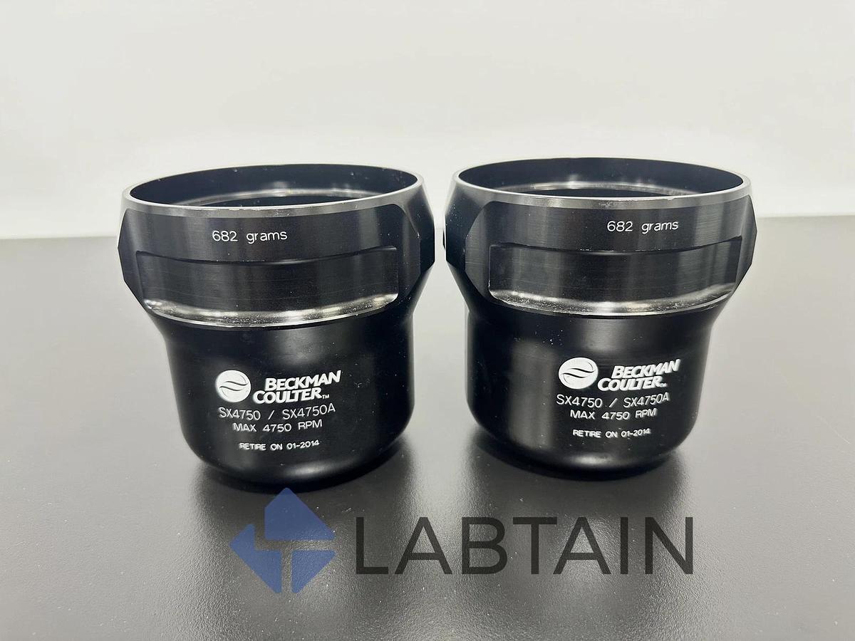 Used Beckman Coulter SX4750 / SX4750A Rotor Buckets - 682g, Max 4750 RPM