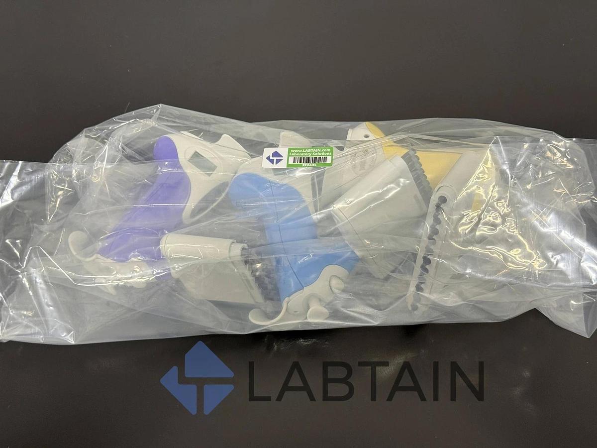 Used VistaLab Ovation M 8-Channel Electronic Pipetts - Models M-50, M-250, M-1250