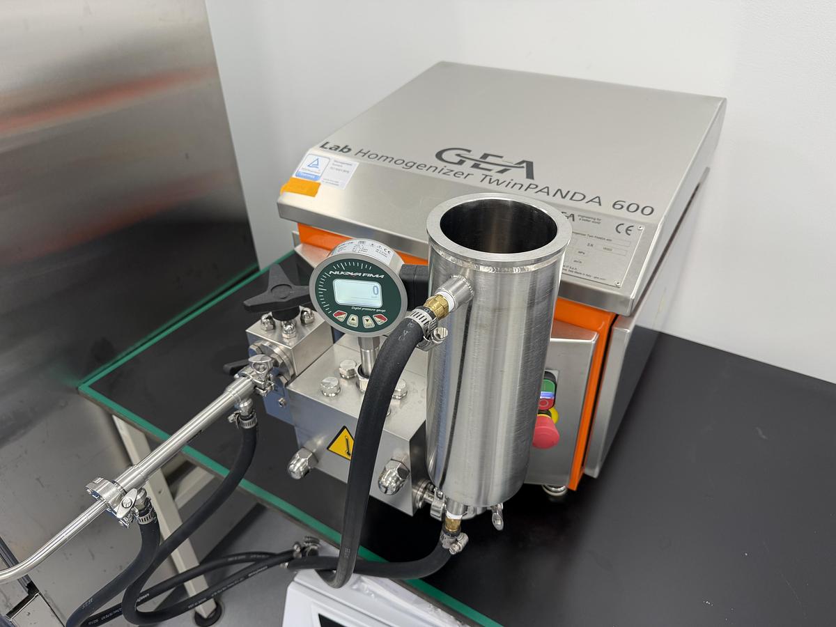 Used 2021 GEA Lab Homogenizer Twin PANDA 600 | Great Working