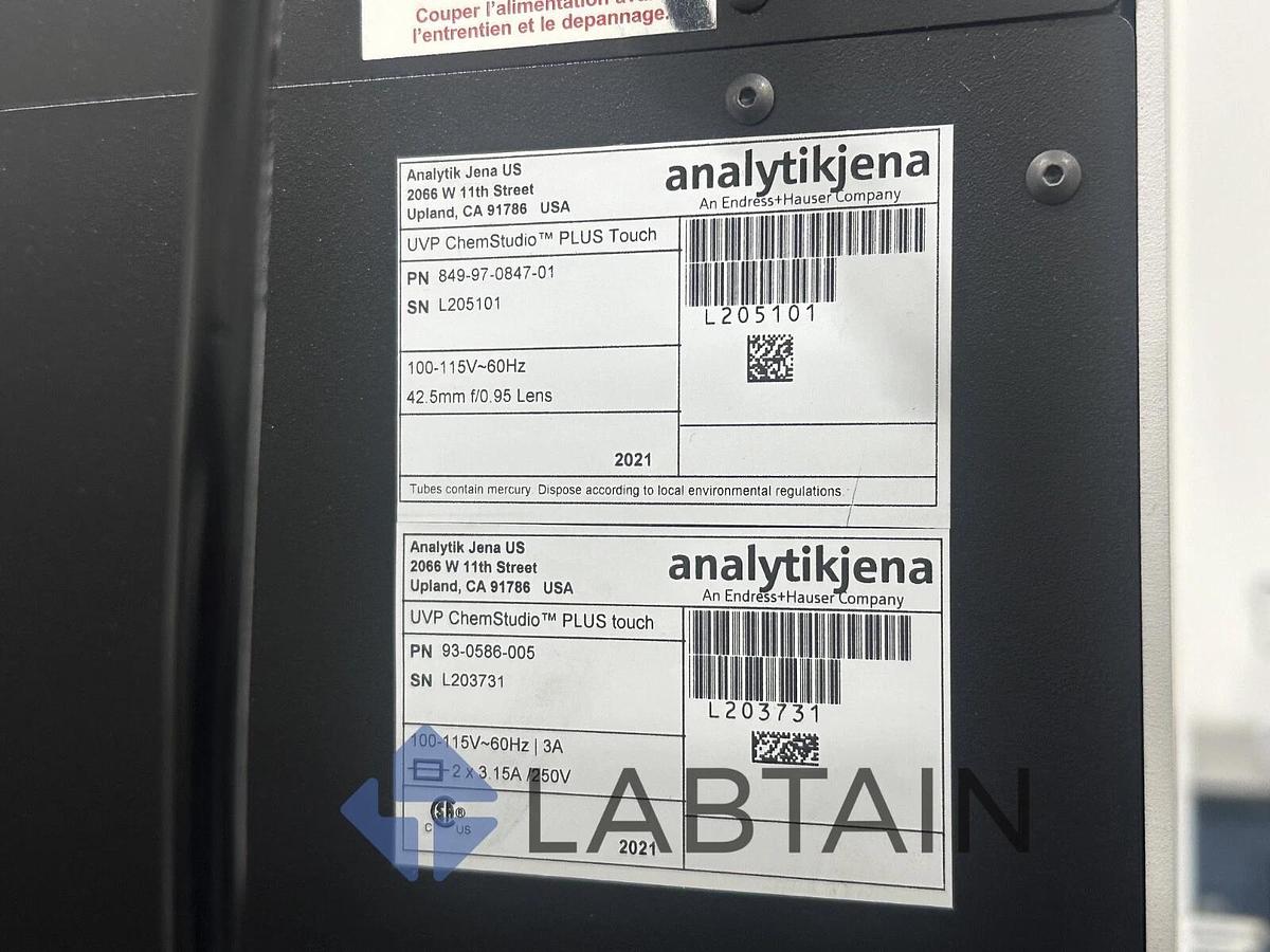 Used Analytik Jena UVP ChemStudio PLUS Touch – 93-0586-005 – Imaging System – Great Condition