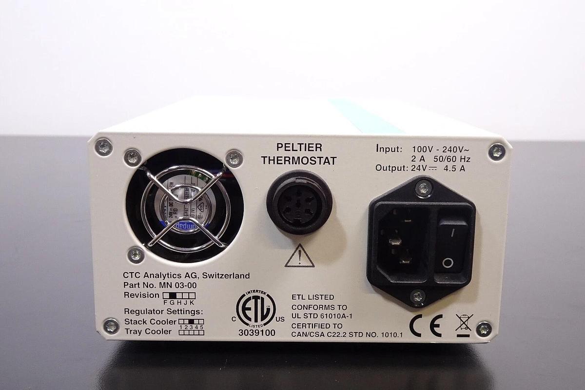 Used CTC Analytics MN 03-00 PAL MicroCal / Peltier Thermostat Power Supply – Excellent Condition