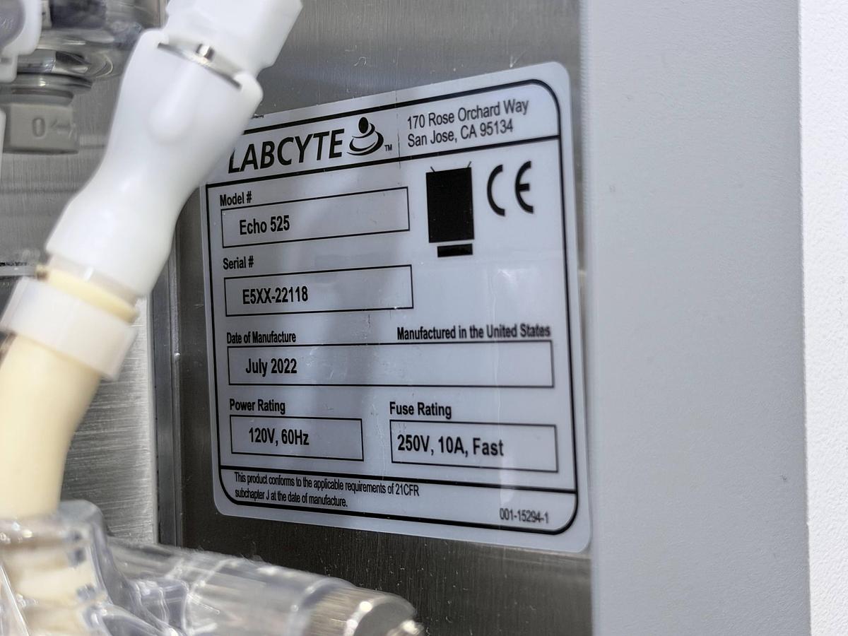 Used Labcyte Echo 525 Acoustic Liquid Handler – 25 nL to 5 µL Tip-Free Transfer – Mfg. 2022 – Used