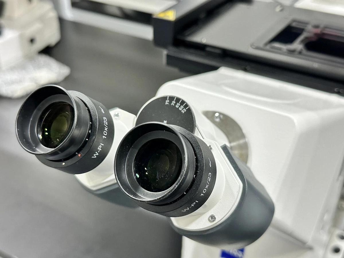 Used Zeiss Observer. Z1 Fluorescence Inverted Microscope, Axioscan SMC 2009, Joystick