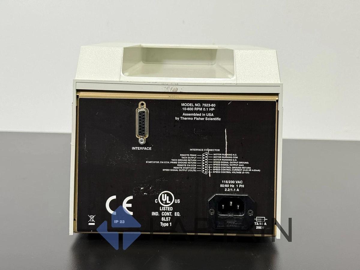 Used Cole-Parmer Masterflex L/S Digital Peristaltic Pump Drive 7523-60 with Easy-Load