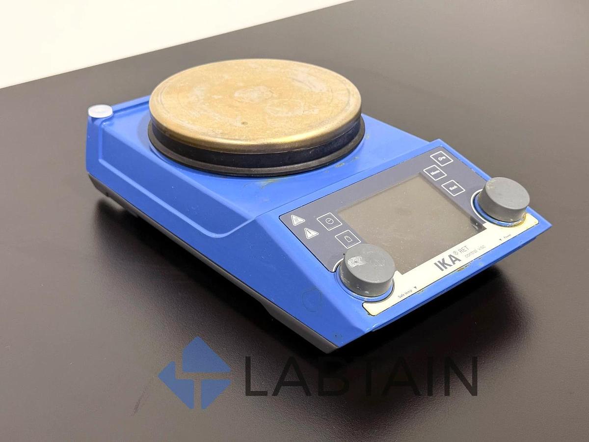 Used IKA RET CV S001 Control VISC Digital Magnetic (1700rpm, 340°C) w/ Temp Probe