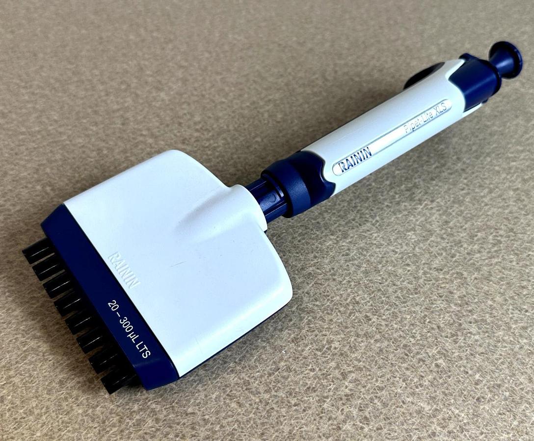 Used Rainin Pipet-Lite XLS L-300 | 20-300uL | 8-Channel Pipette w/Warranty * NICE