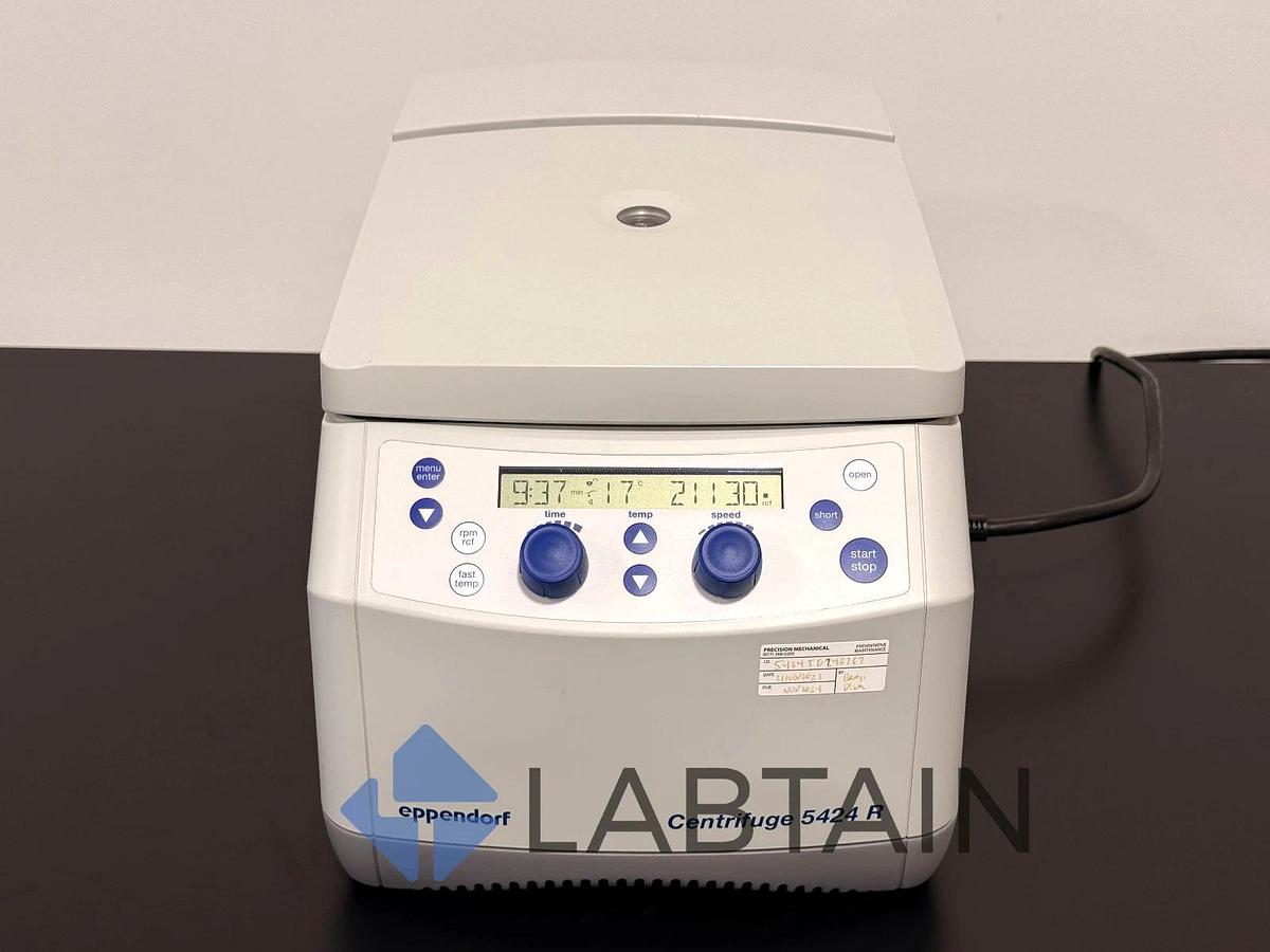 Used Eppendorf 5424R Refrigerated Centrifuge w/ FA-45-24-11 Rotor – 5424/5424R – Tested