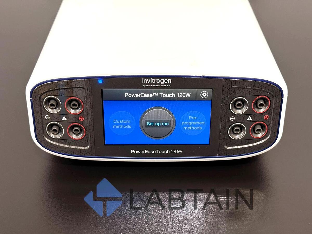 Used Thermo Fisher Invitrogen Mini Gel Tank with Basic Power Supply Touch – PS0120 – 120W – Used