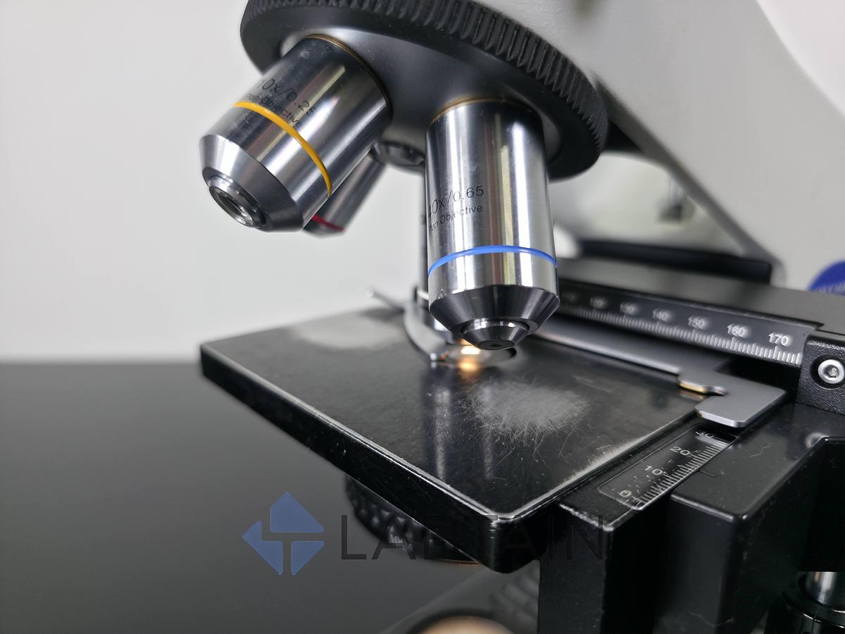 Used Olympus CX21FS1 Binocular Biological Microscope | 4X, 10X, 40X, 100X Objectives
