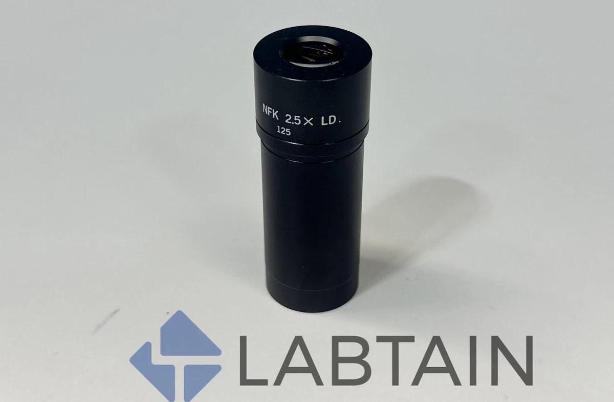 Used Olympus NFK 2.5X LD 125 C-Mount Projection Lens Microscope Eyepiece