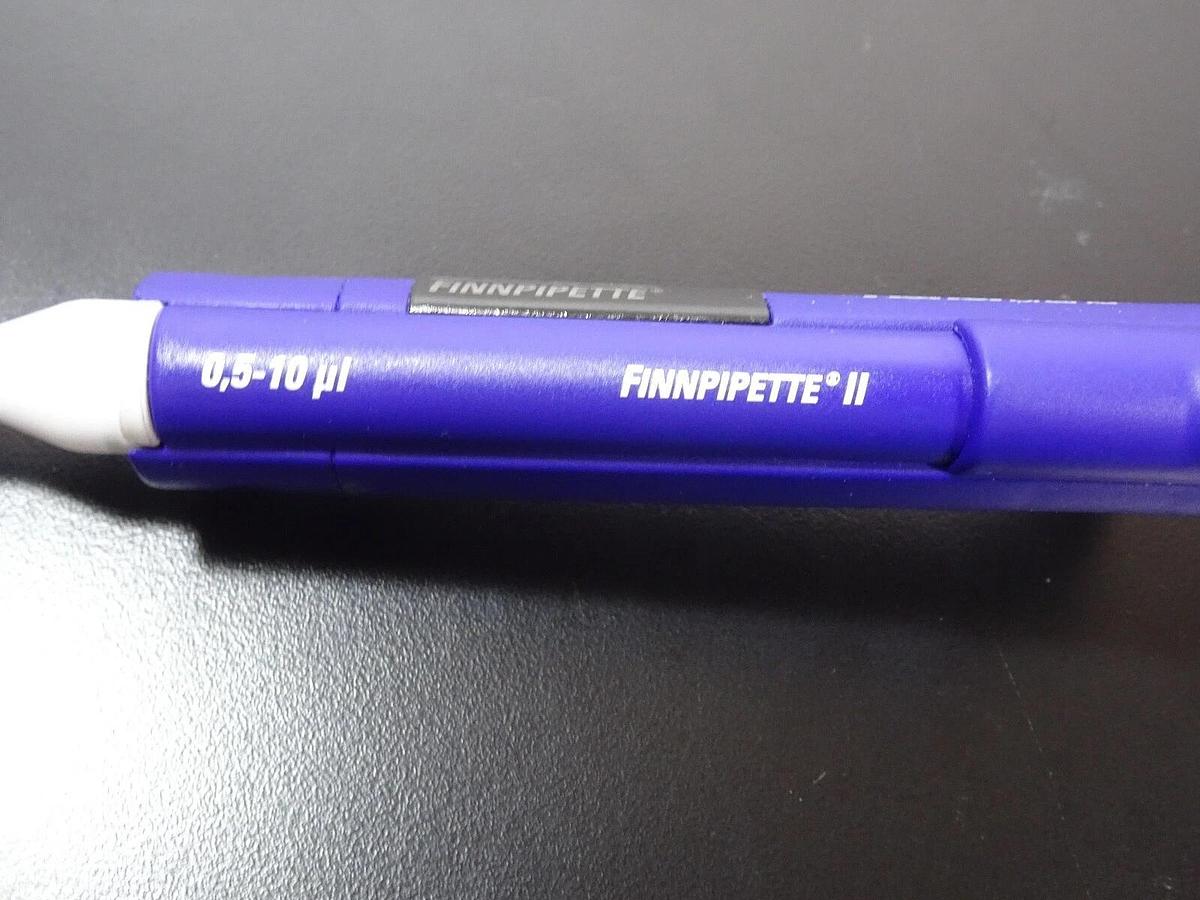 Used Fisherbrand Finnpipette II Variable Volume Pipette – 0.5–10 µL – Single Channel Manual – Used