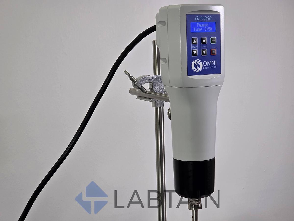 Used Omni International GLH 850 Digital Homogenizer Complete Processing Kit Used