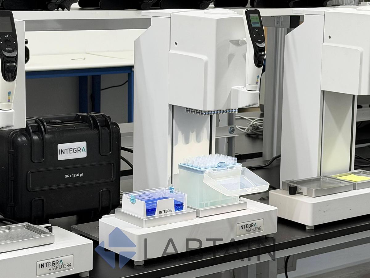 Used INTEGRA Biosciences VIAFLO 96 Electronic Pipette System w/ 1250µl Head Used