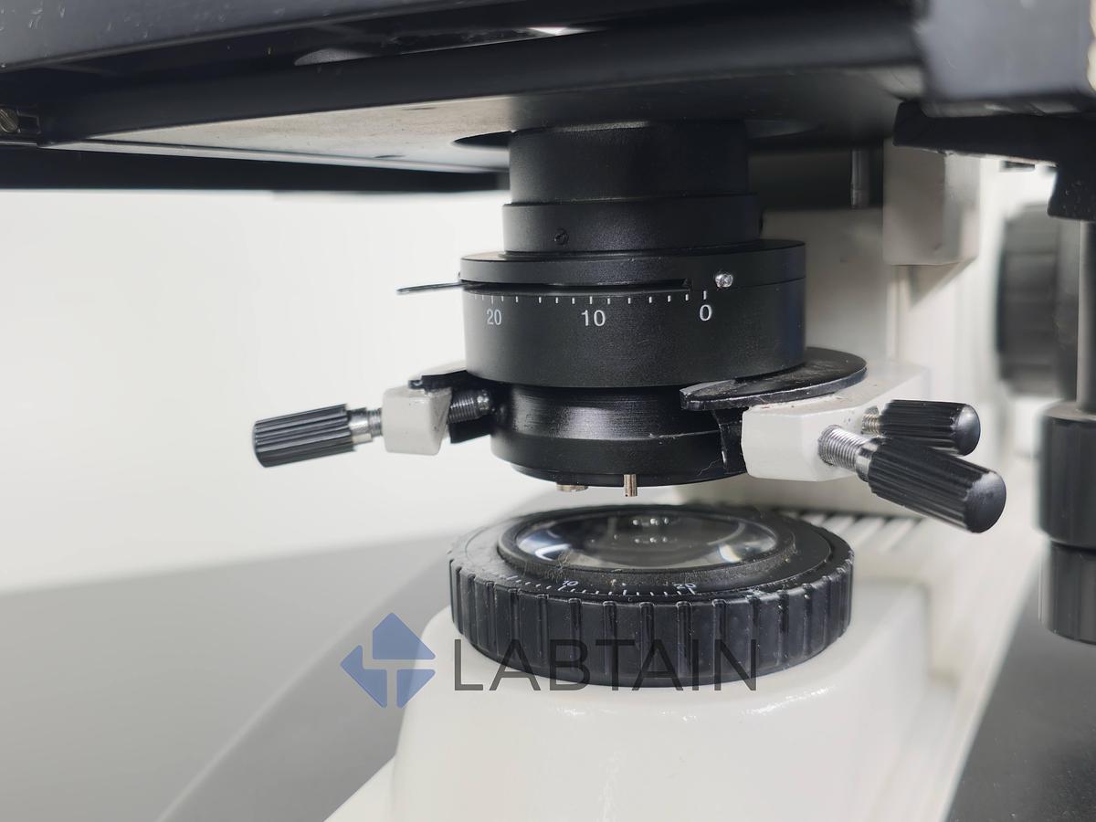 Used OEM Trinocular Compound Brightfield Microscope 40X-1000X (w/ Reticle Eyepiece)