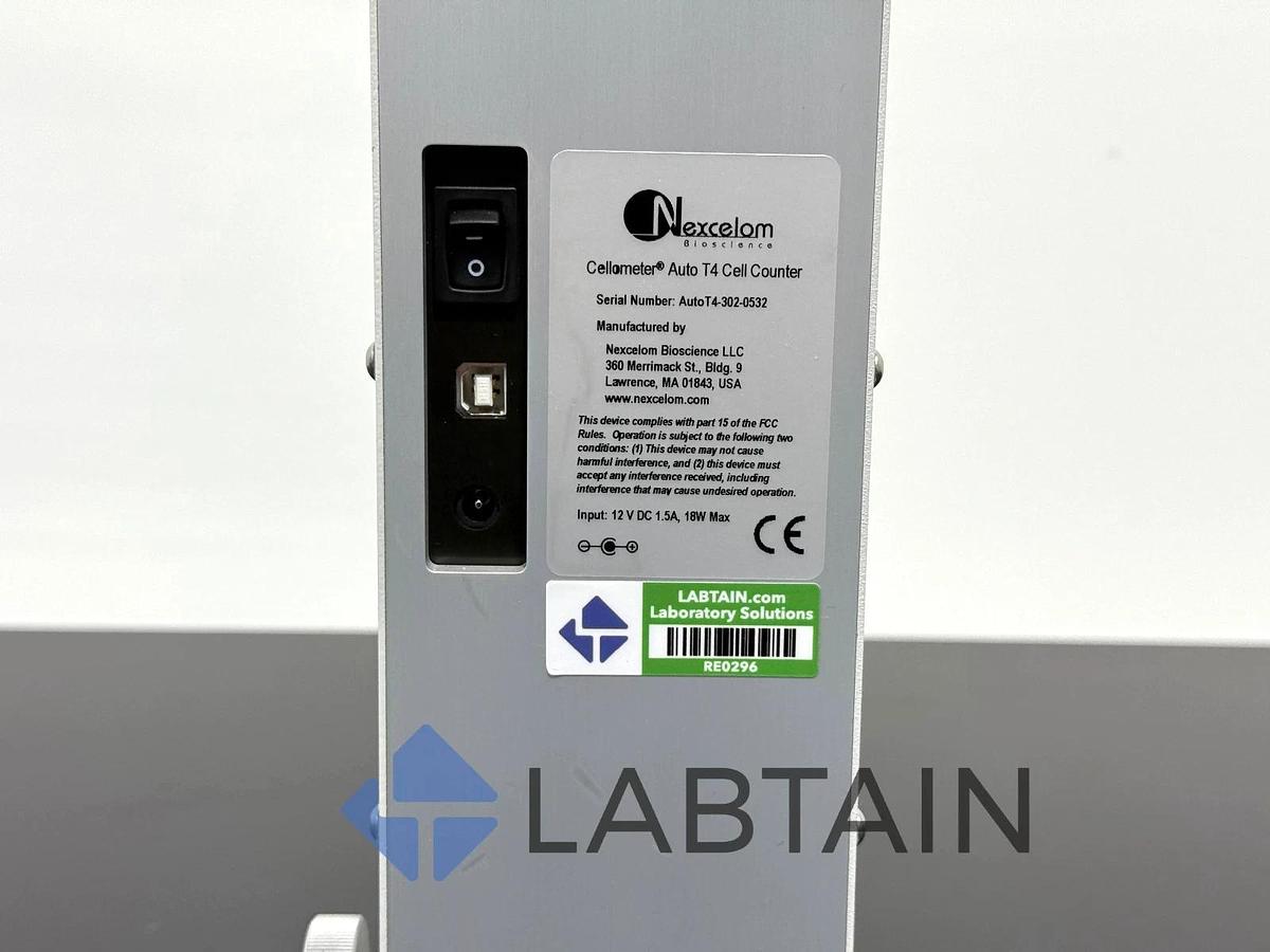 Used Nexcelom Bioscience Cellometer T4 Plus – Auto Cell Counter / Image Cytometer – Tested