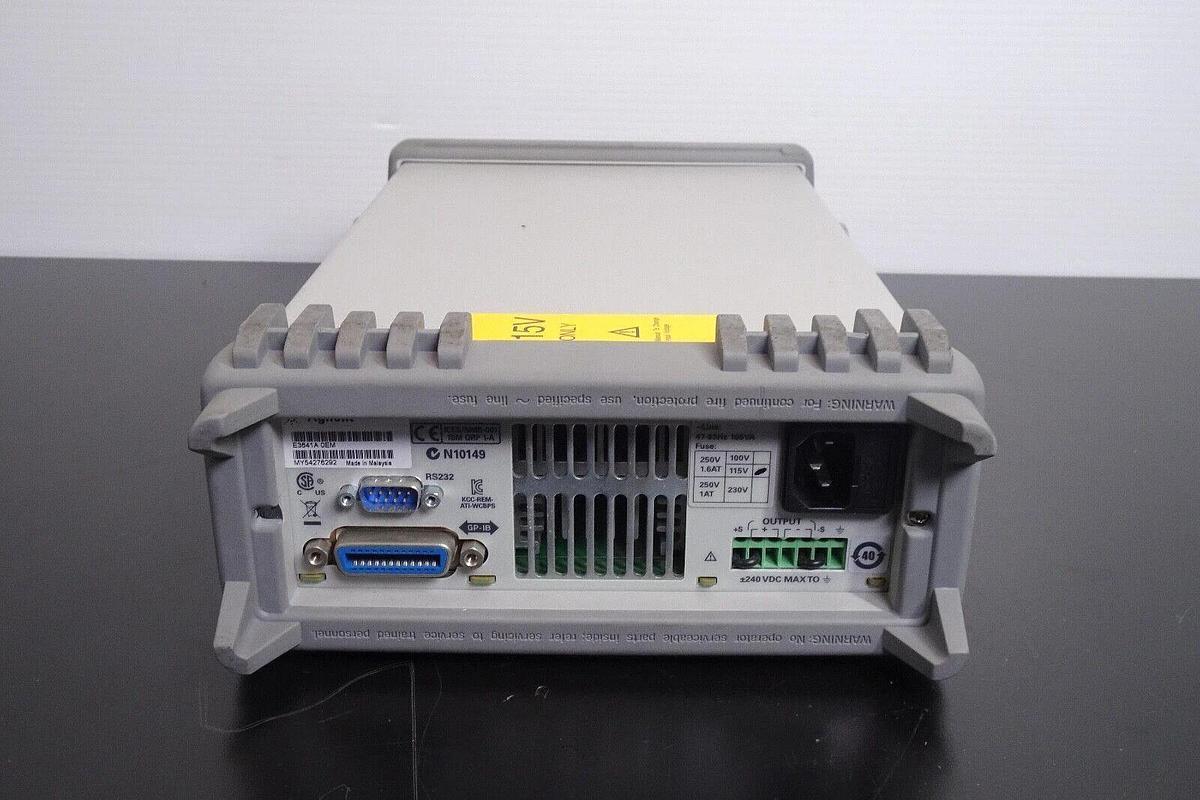 Used Agilent E3641A Programmable DC Power Supply – 0-35V, 0-60W – S/N MY54276292 – Tested