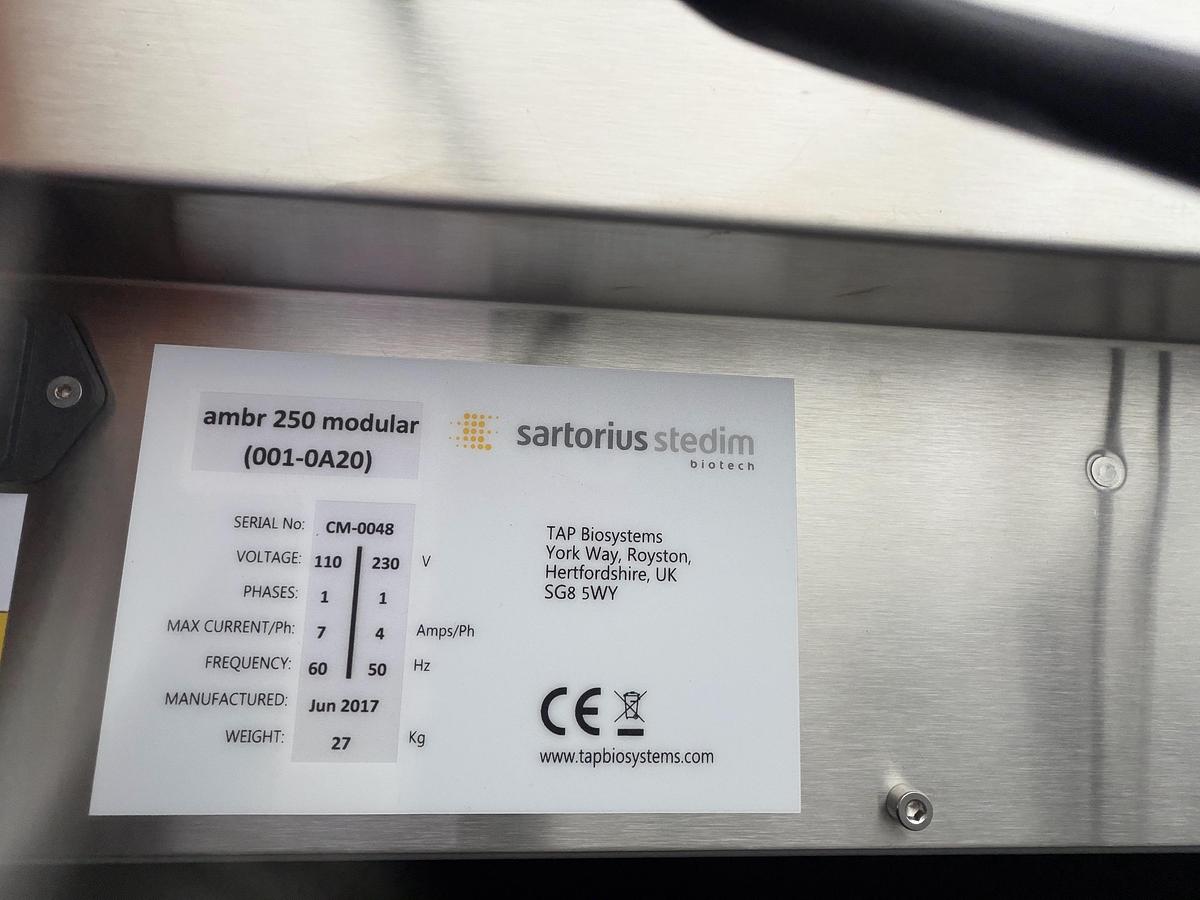 Used Sartorius ambr 250 Modular 8-Way Bioreactor System For Parts/Repair No Software
