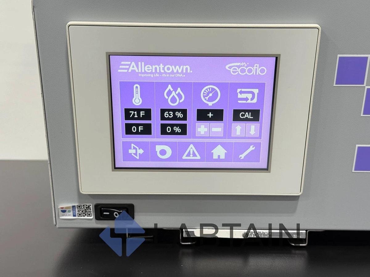 Used Allentown EcoFlo ETS110GR Wireless Rack Monitoring System w/HEPA and Touchscreen