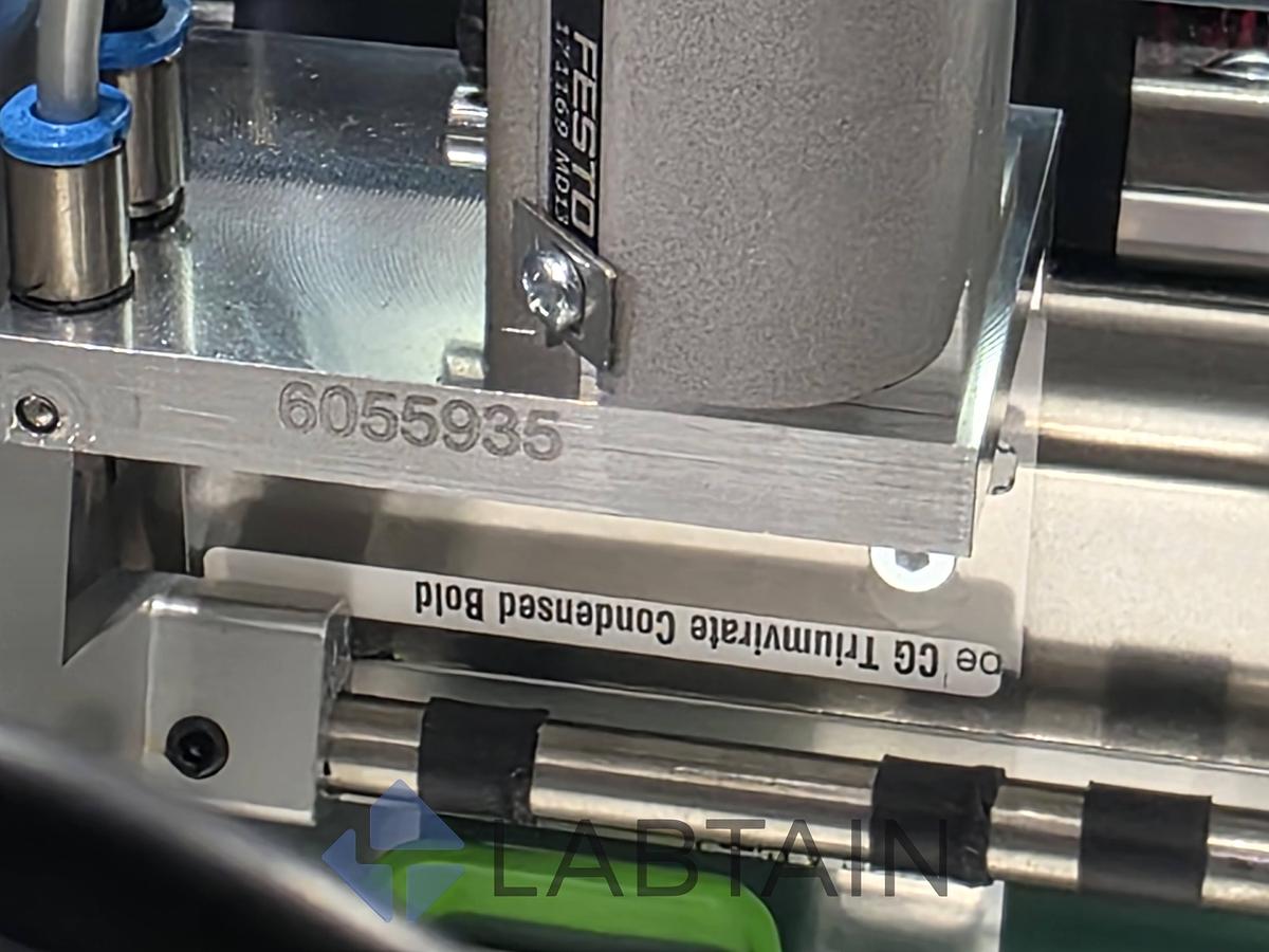 Used CAB SQUIX 4/600P Automated Label Printer System w/ S3200 Pneumatic Applicator Used