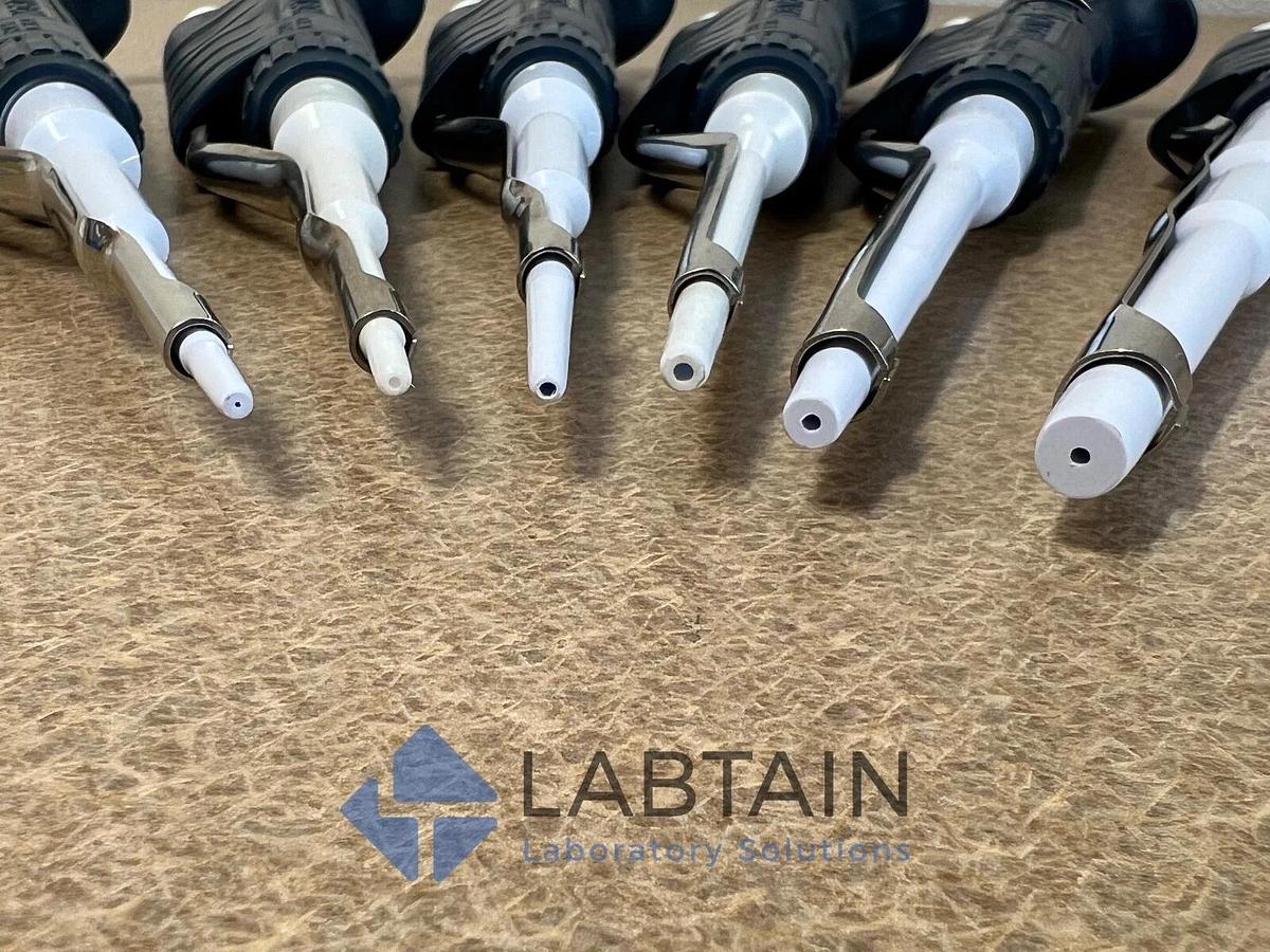 Used 6x] Gilson Pipetman Single Manual Pipette Set P1000, P200, P100, P20, P10, P2