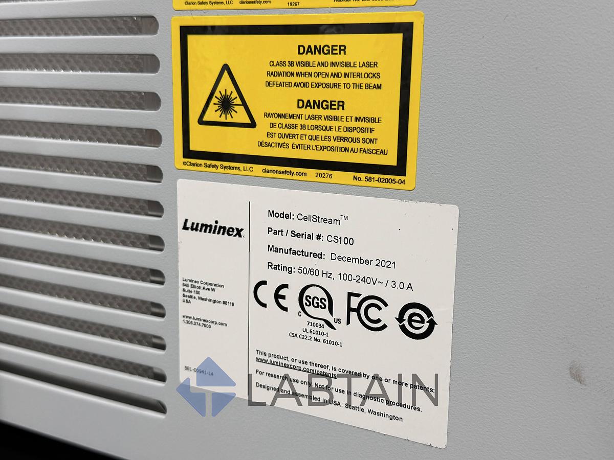 Used Luminex Amnis CellStream Flow Cytometry System (2021 Model) - Camera-Based Detection with Multi-Laser Optics