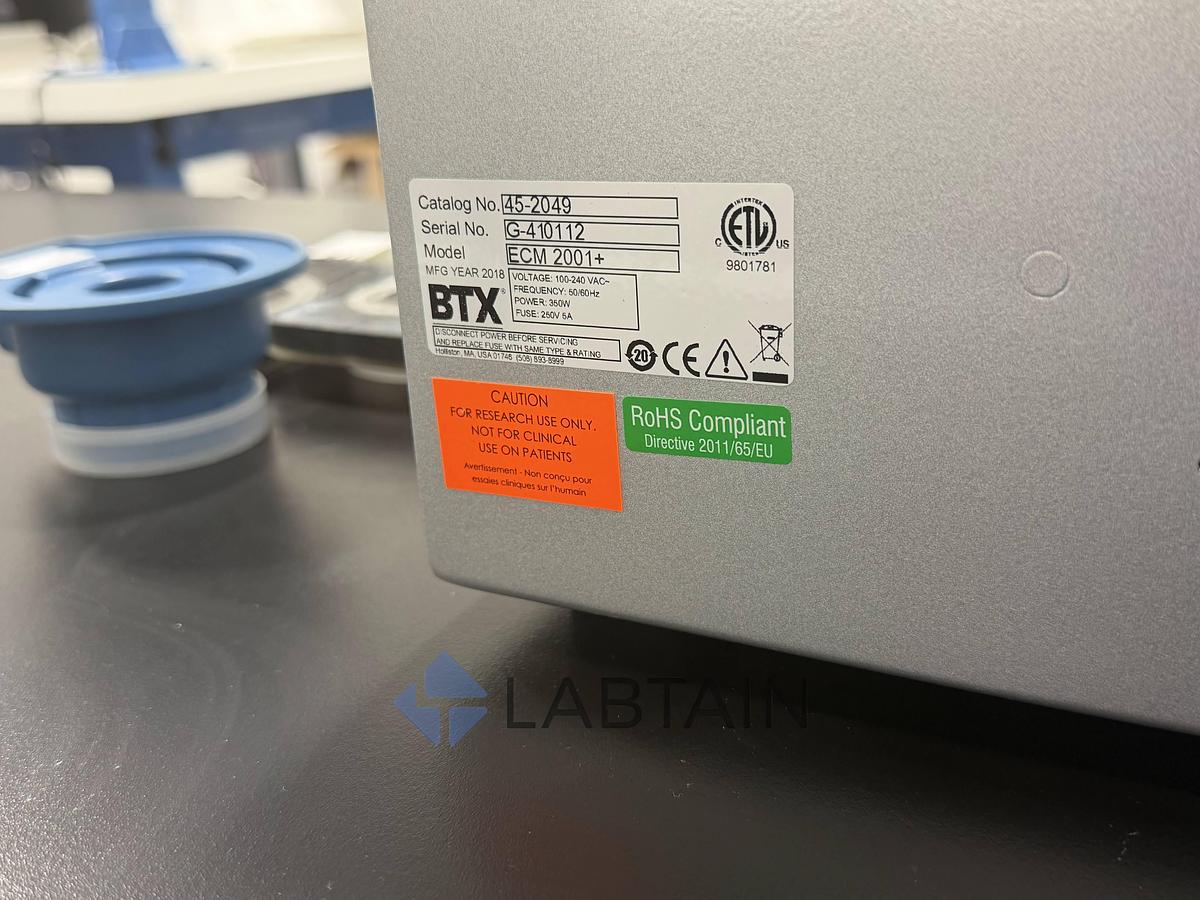 Used BTX ECM 2001+ Electrofusion & Electroporation System 2018 Used/Inspected