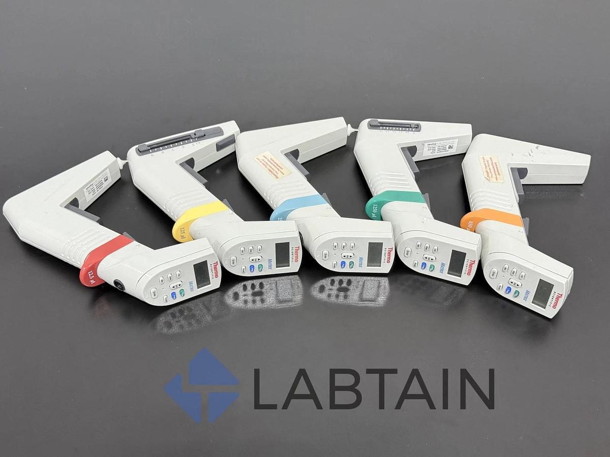 Used Thermo Scientific Matrix E1-ClipTip Electronic Pipette Lot - 5x Units