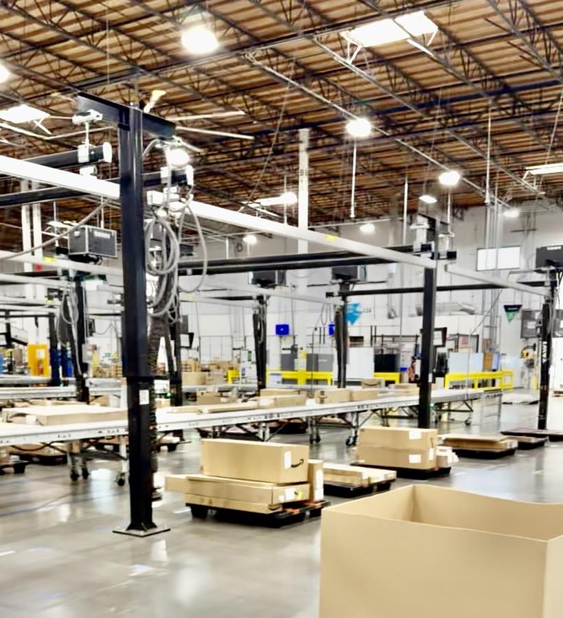 Used 2022 TAWI Industrial Vacuum Lift System | 20 Stations | Complete Conveyor Lift Setup