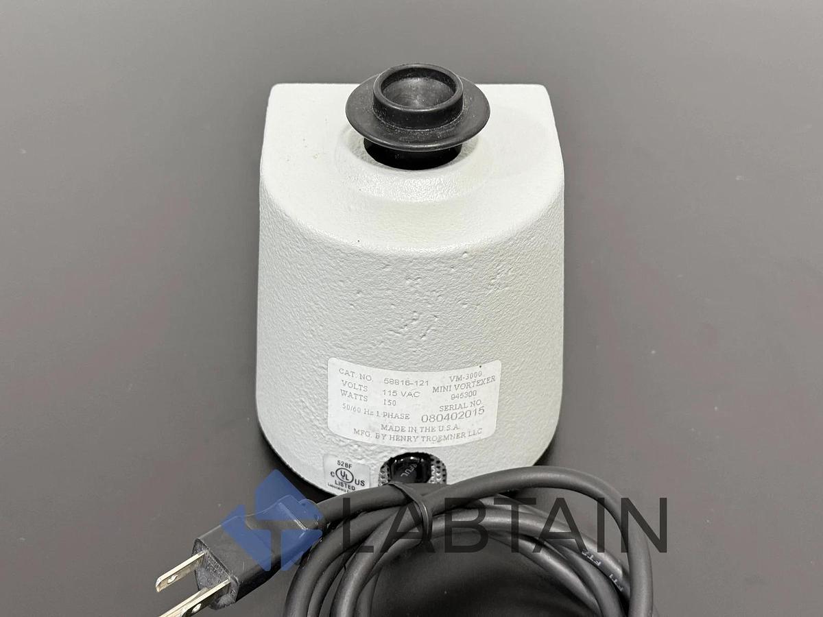 Used VWR VM-3000 Mini Vortexer – Analog Variable-Speed Mixer – Compact Lab Shaker