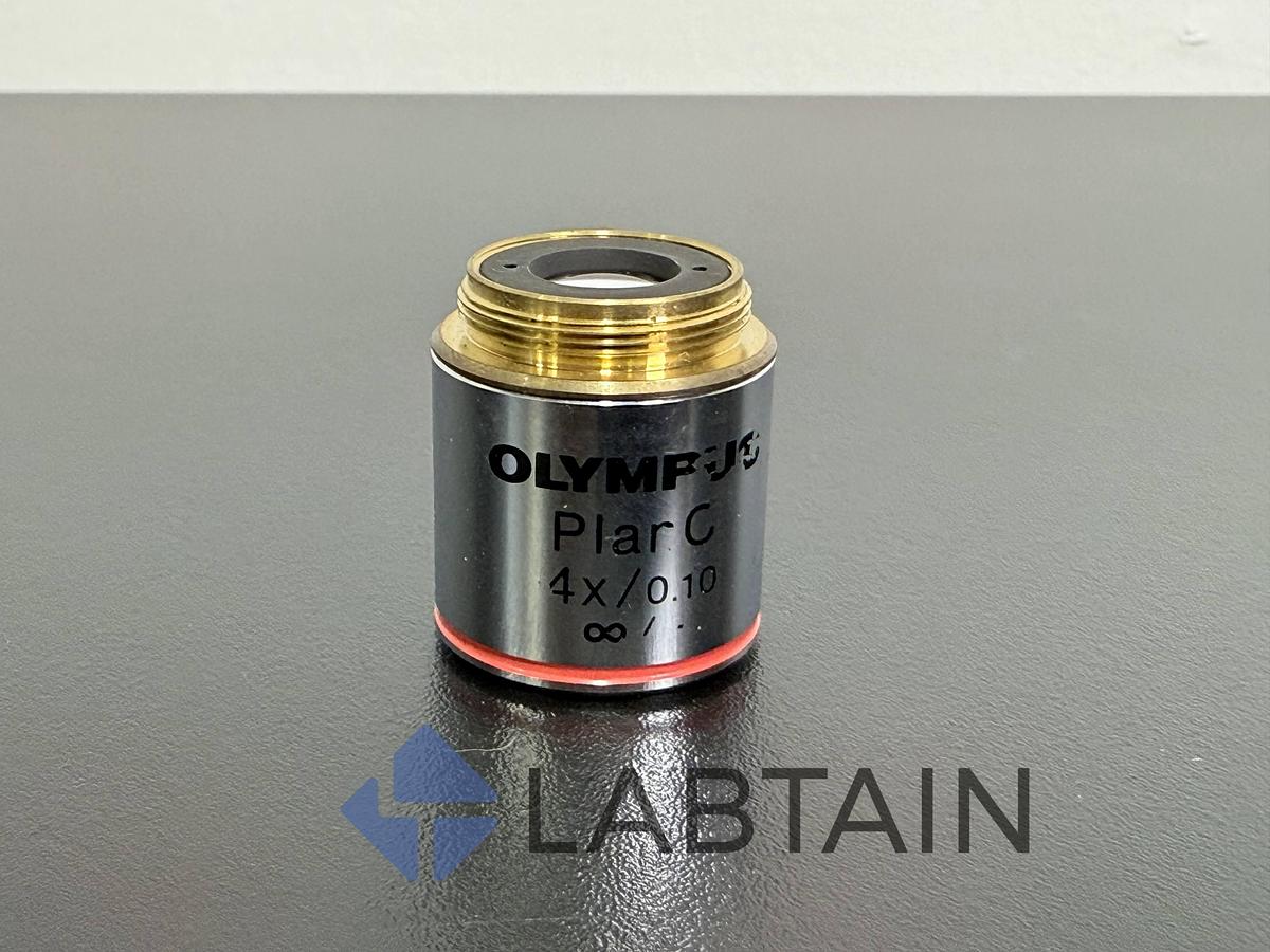 Used Olympus Plan C Objective – 4x / 0.10 – Infinity-Corrected – RMS Thread – Used
