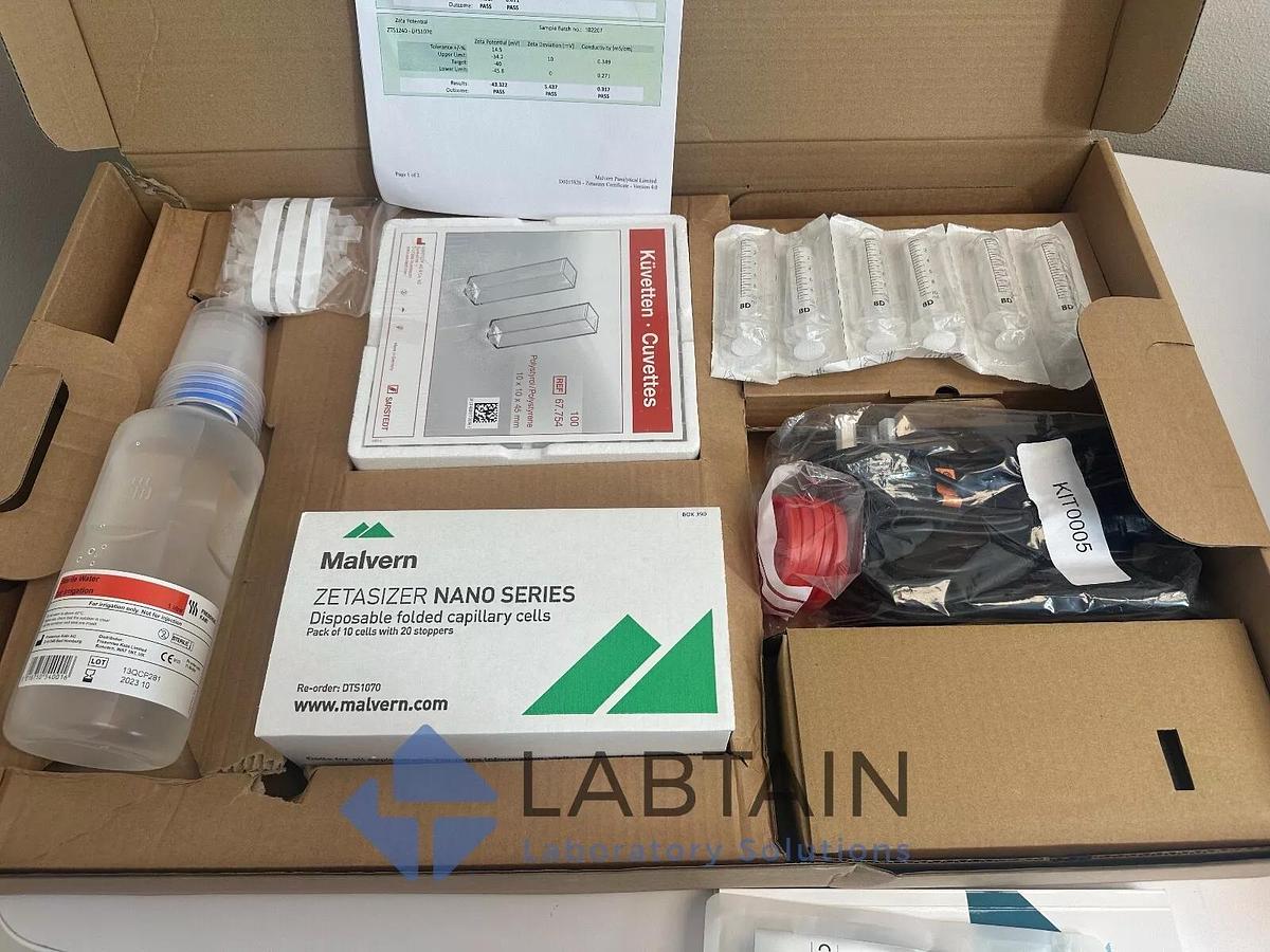 Unused Malvern PANalytical Zetasizer Lab Analyzer ZSU3105 - Red - DOM 2022