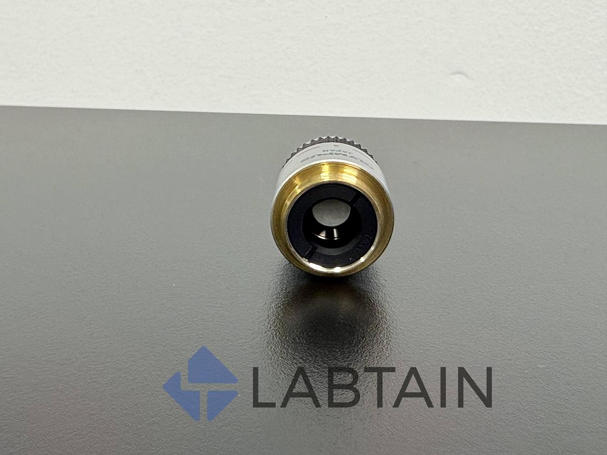 Used Olympus DPlan 4x / 0.10 – 160/0.17 Plan Achromatic Microscope Objective – Excellent Condition