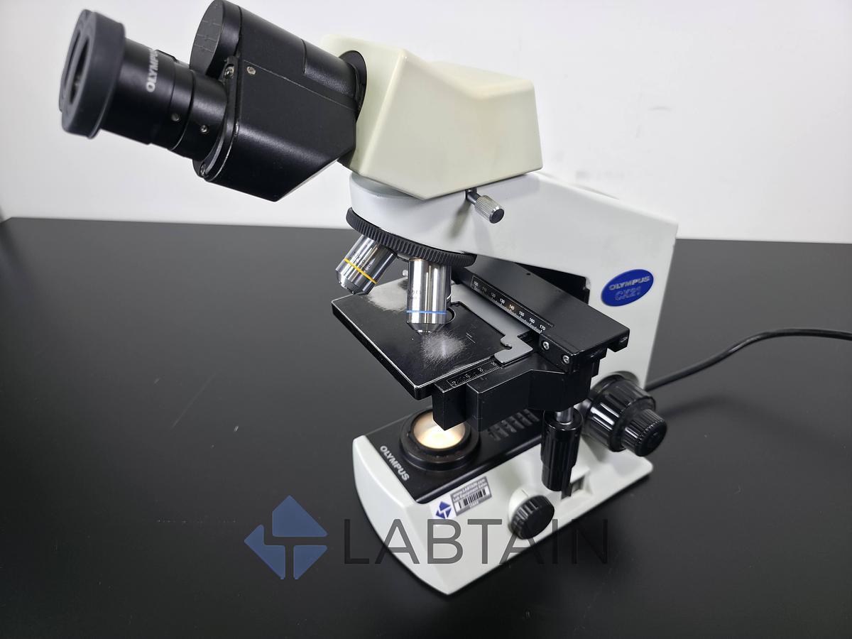 Used Olympus CX21FS1 Binocular Biological Microscope | 4X, 10X, 40X, 100X Objectives