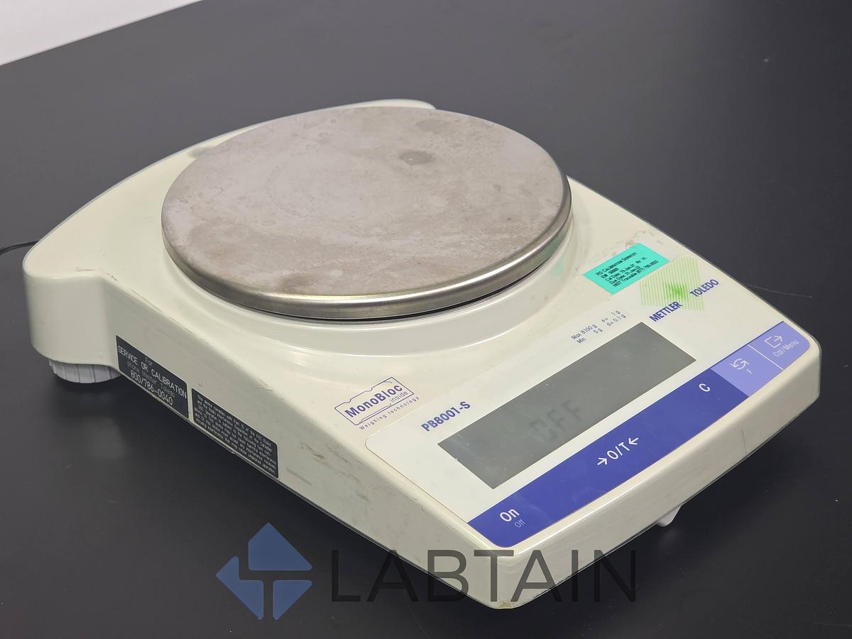 Used Mettler Toledo PB8001-S Precision Balance (8100g x 0.1g) Used