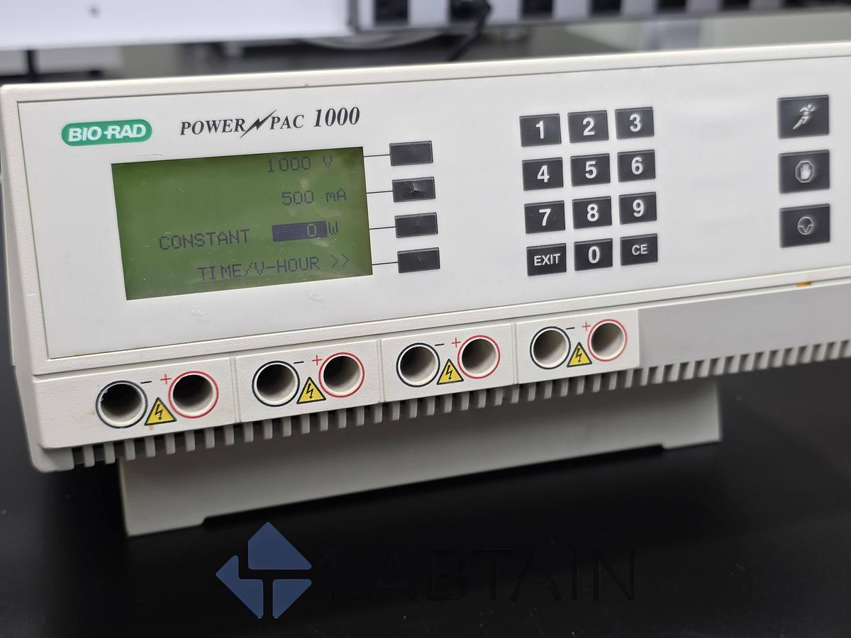 Used Bio-Rad PowerPac 1000 Electrophoresis Power Supply 100-120V