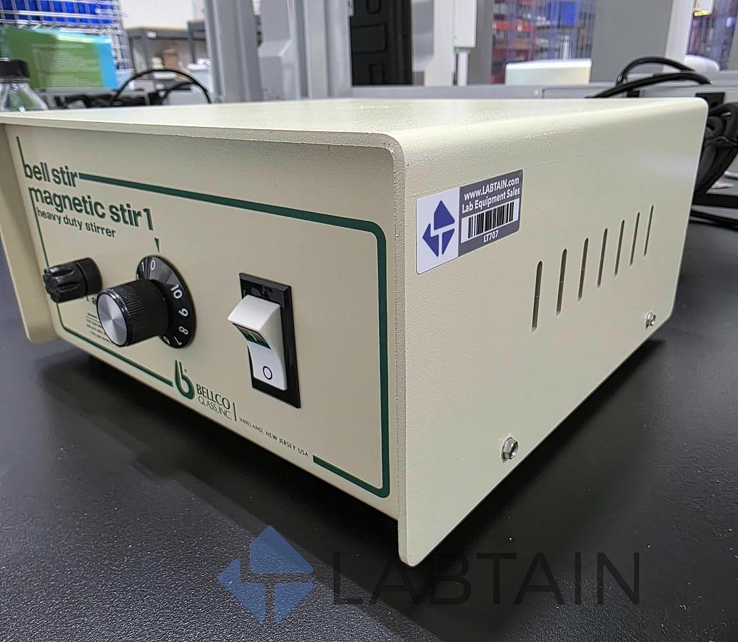 Used Bellco Glass Bell-Stir Magnetic Stir 1 Heavy Duty Laboratory Stirrer 7760-06003