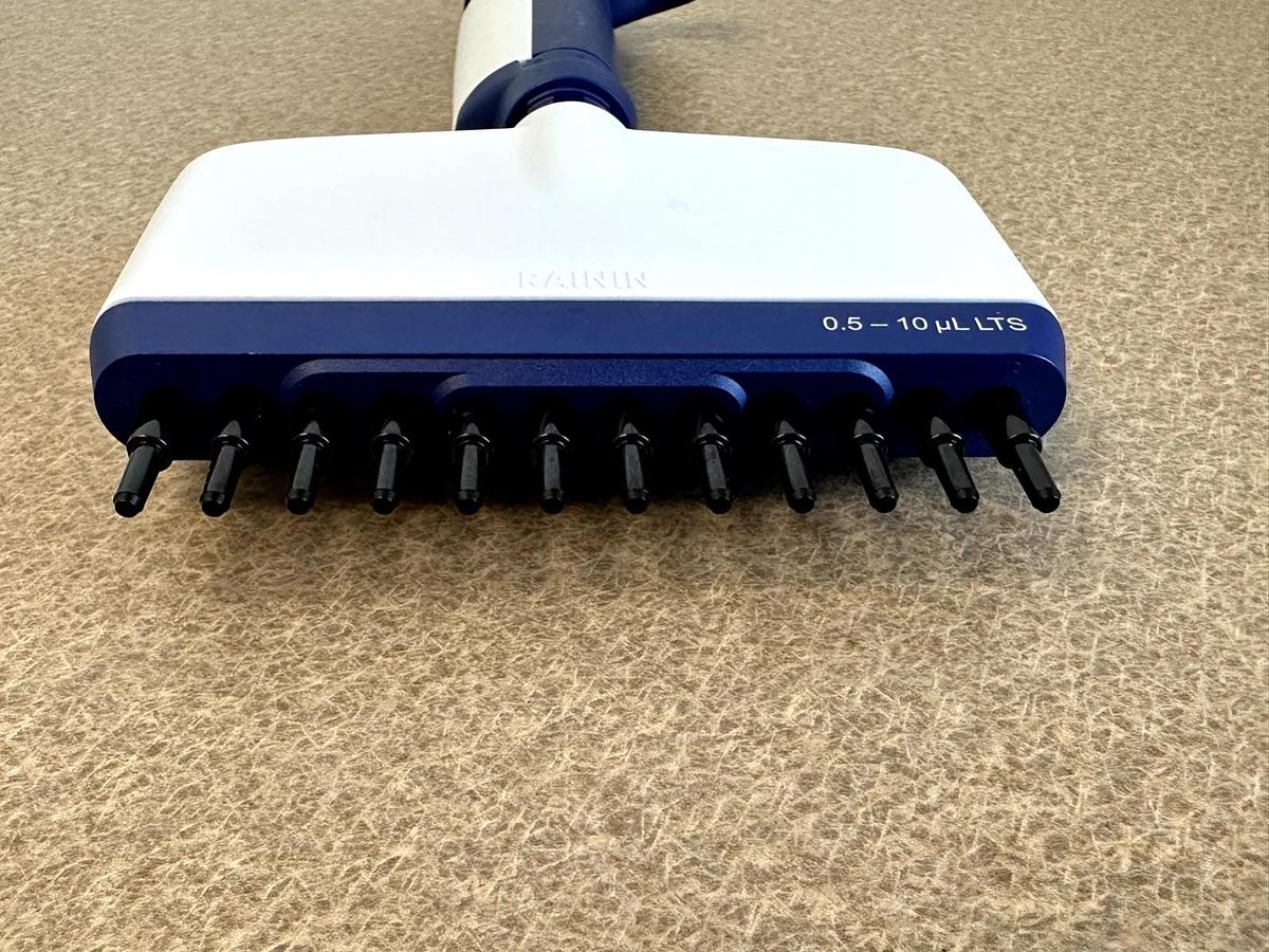 Used Rainin Pipet-Lite XLS L-10 | 0.5-100uL | 12-Channel Pipette w/Warranty * NICE