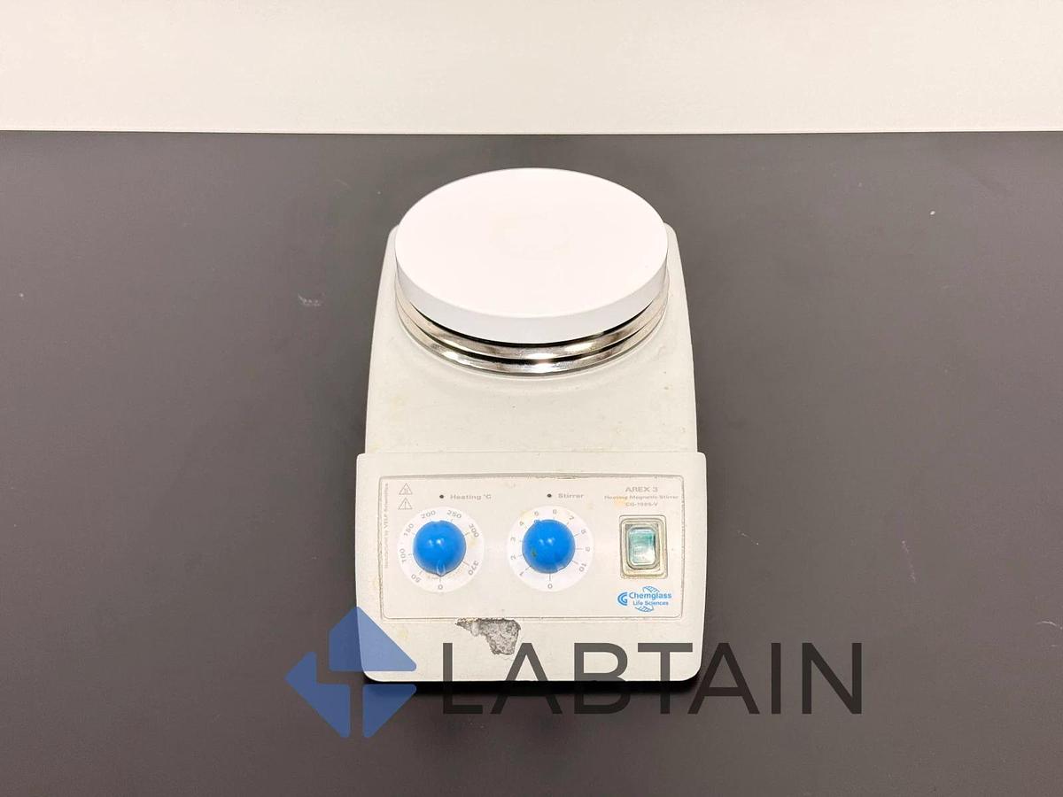 Used Chemglass CG1995-V Arex 6 Digital Magnetic Hot Plate Stirrers
