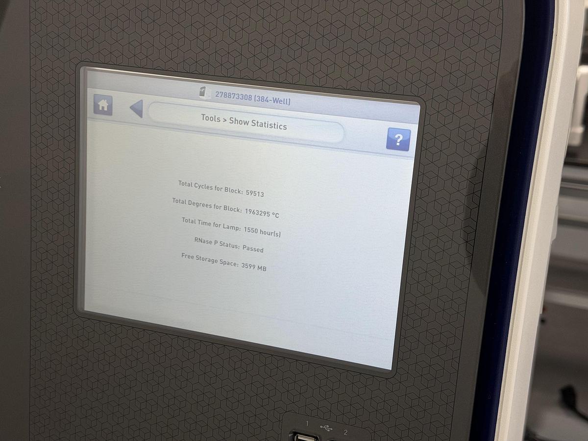 Used Applied Biosystems QuantStudio 7 Flex Real-Time PCR System – 2020 – Firmware 1.0.4