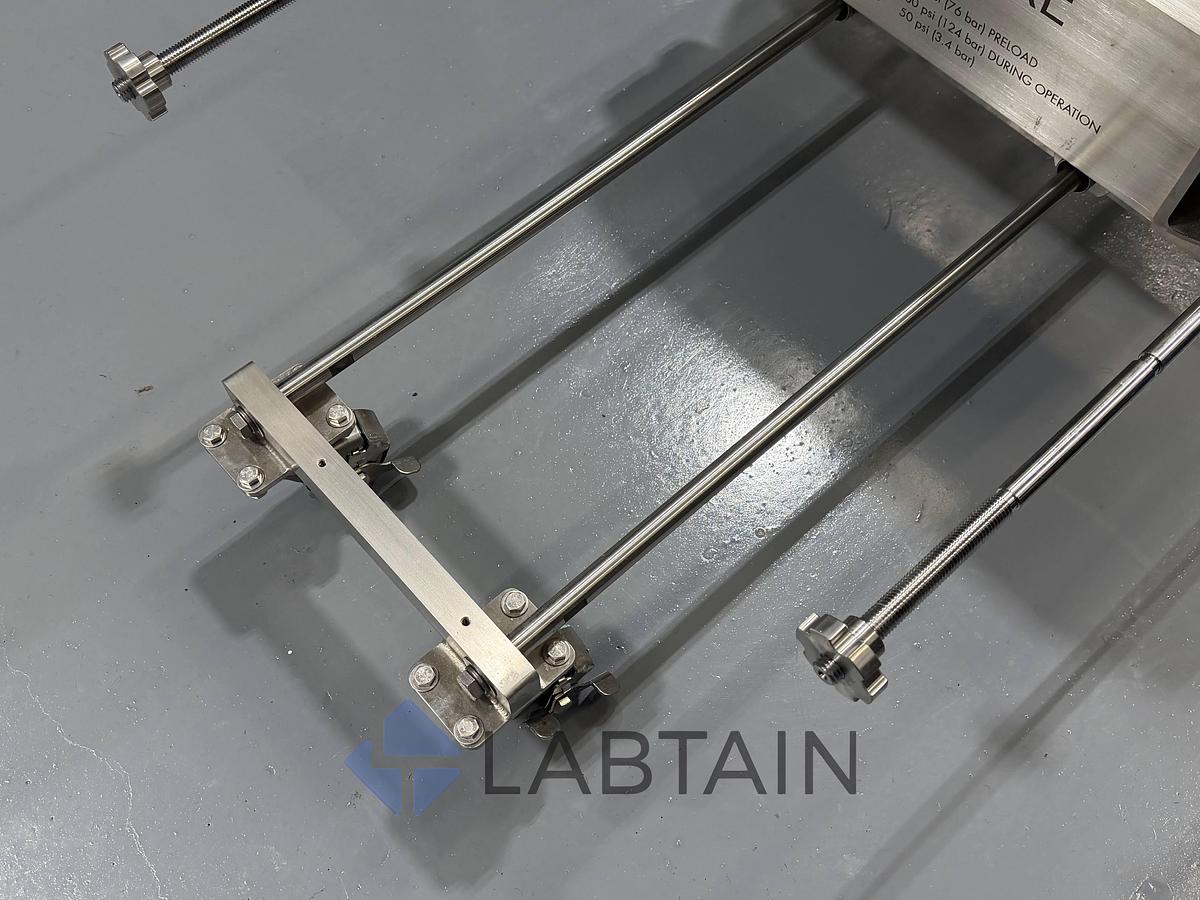 Used Millipore MPODPILOT Pilot Scale Pod Filter Holder w/ Enerpac Pump Used