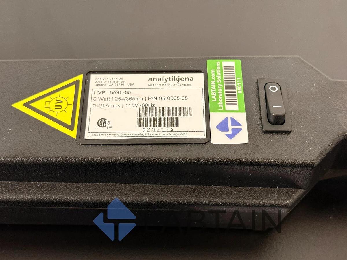 Used Handheld UV Lamps - UVP UVGL-55, 6W HHL, 115V/60Hz, SW/LW