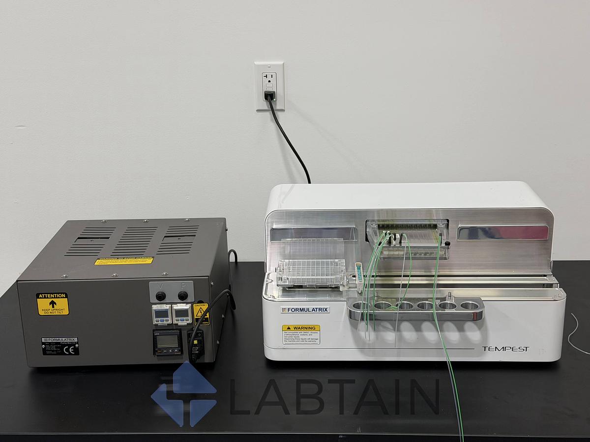 Used Formulatrix Tempest V3 Microfluidic Reagent Dispenser w/ Pump Box V2.1