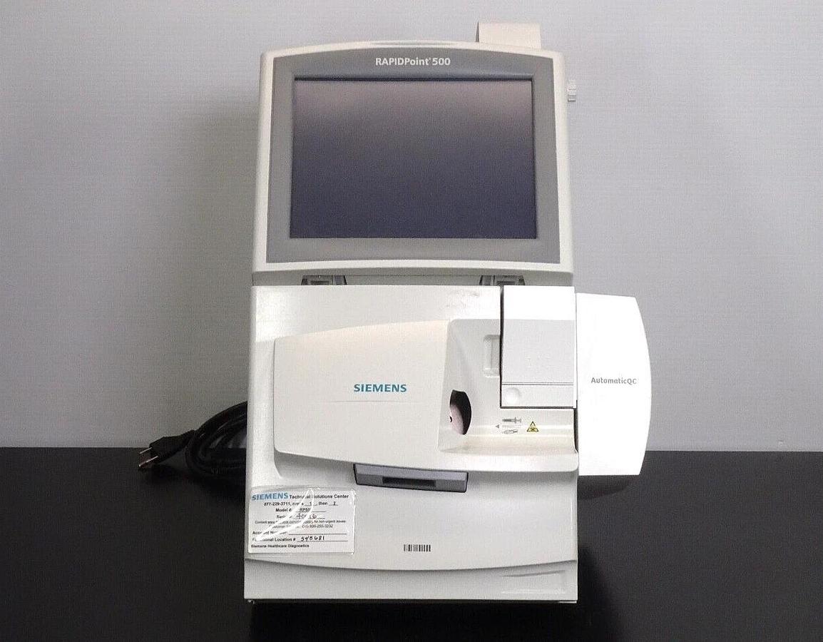Used SIEMENS Rapid Point 500 Analyzer _ Free Ship