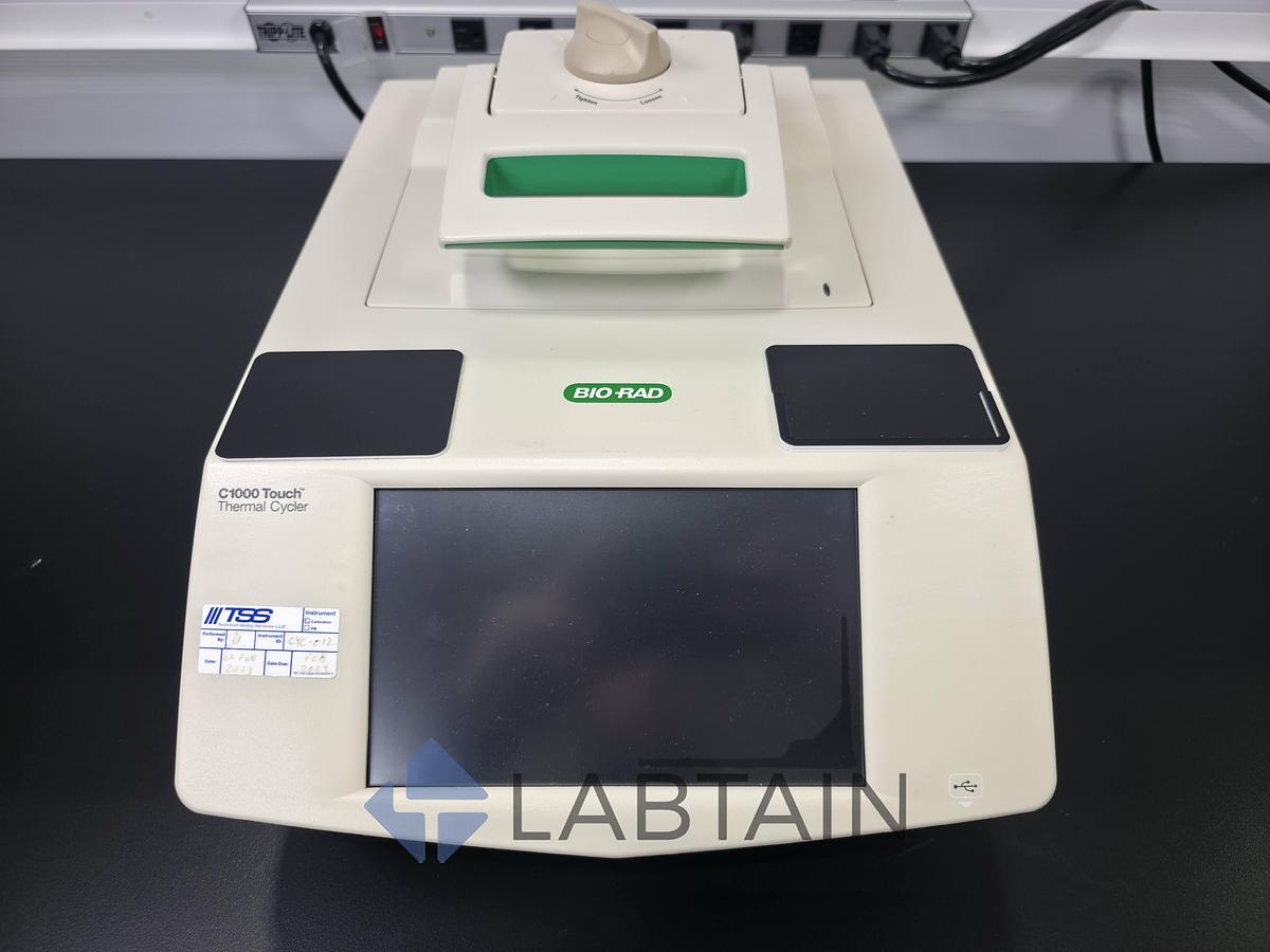 Used Bio-Rad C1000 Touch Thermal Cycler with 96-Well Fast Reaction Module RN113236 - 22,133 Total Run Hours - Tested & Functional