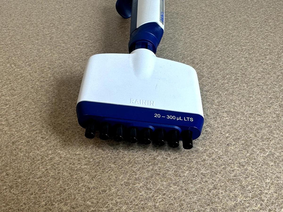 Used Rainin Pipet-Lite XLS L-300 | 20-300uL | 8-Channel Pipette w/Warranty * NICE