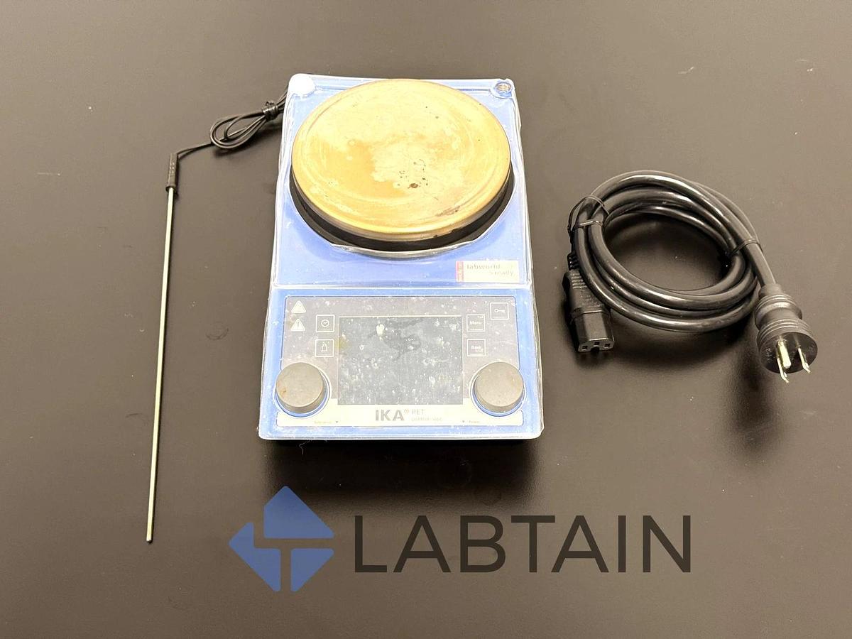 Used IKA RET CV S001 Control VISC Digital Magnetic (1700rpm, 340°C) w/ Temp Probe