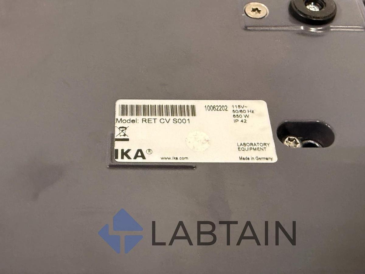 Used IKA RET CV S001 Control VISC Digital Magnetic (1700rpm, 340°C) w/ Temp Probe